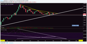 Bitcoin (BTC) Falls Back To Trend Line But Will It Fall Further?