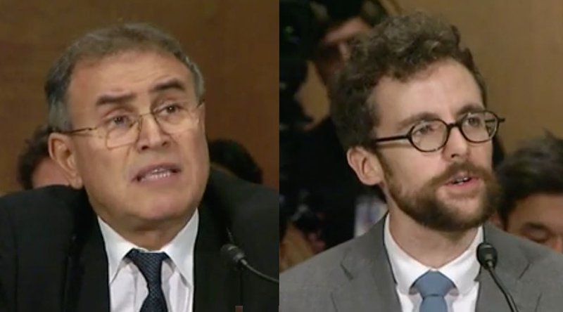 Roubini Faces Off With Coin Center’s Van Valkenburgh at Senate Hearing