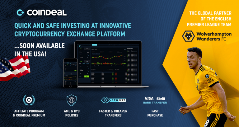 CoinDeal – Premier League Sponsor Ready for New Challenges in US Market