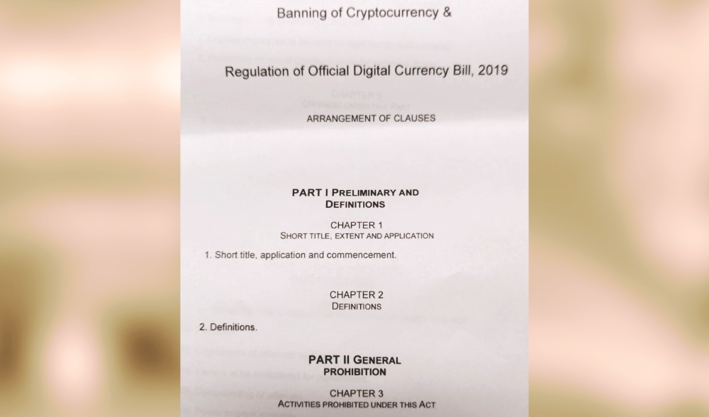 Leaked Details of India’s Supposed New Cryptocurrency Bill Analyzed